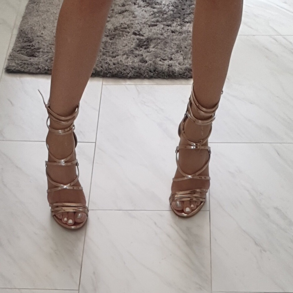 STEVE MADDEN Rose gold shoes